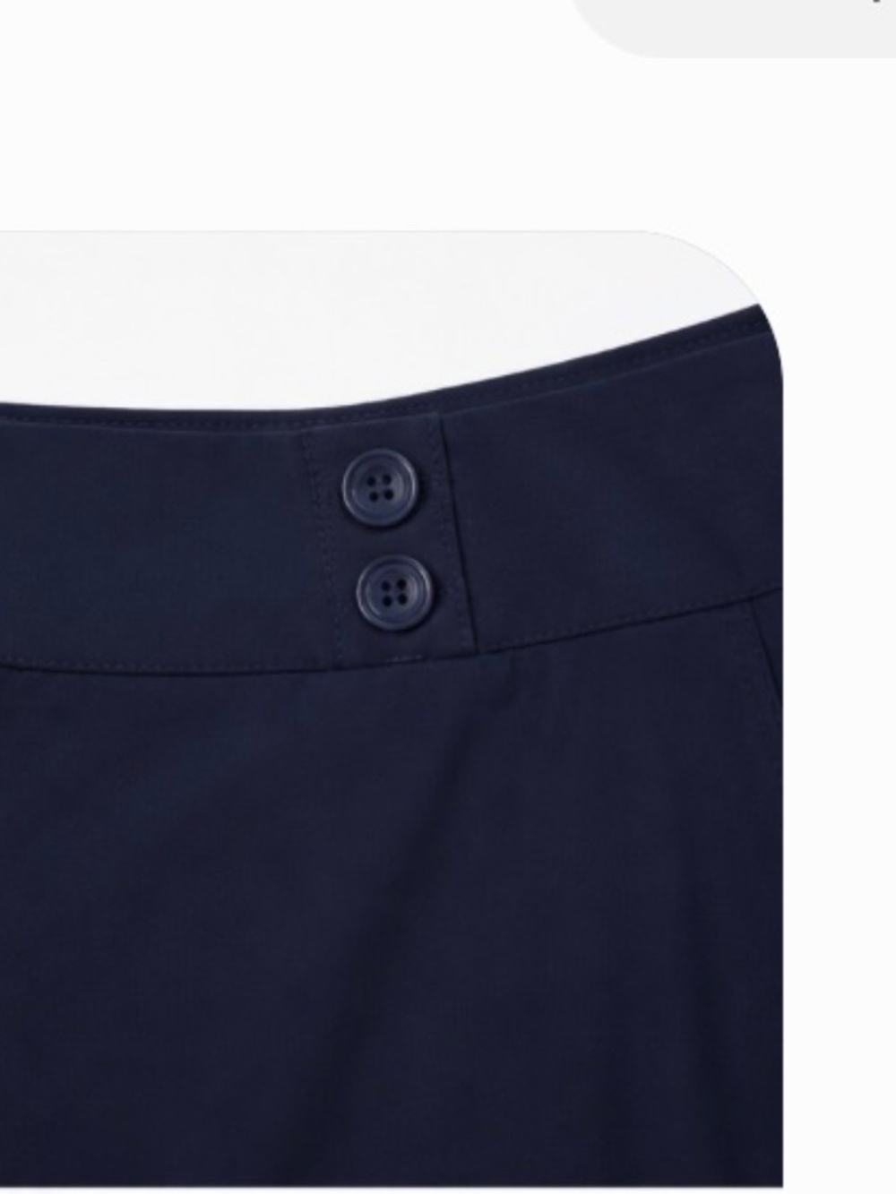 Rekucci Women's Size 16 Tall Navy Pull-On Capri Pants Career Casual - Picture 3 of 5